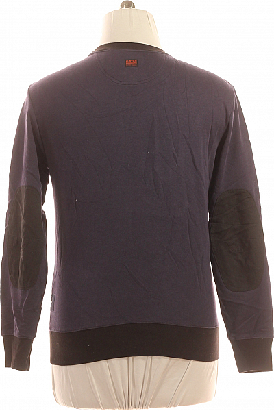 G-Star Pánská Mikina Bez Zapínání Modrá Vel. S