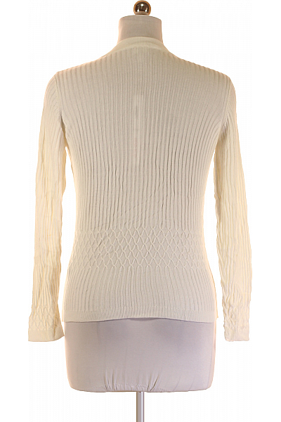 Dámský Cardigan Bílý Alba Moda Second hand Vel. 42