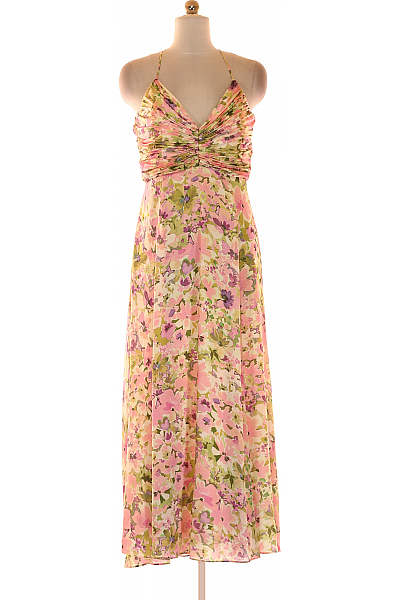  Šaty S Květinovým Potiskem Barevné Jake*s Vel. 40