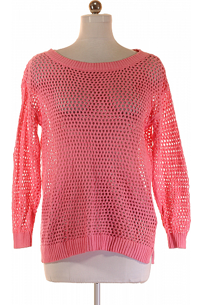 Dámský Pulovr Růžový Second Hand Vel. L Dámský Pulovr Růžový Second Hand Vel. L