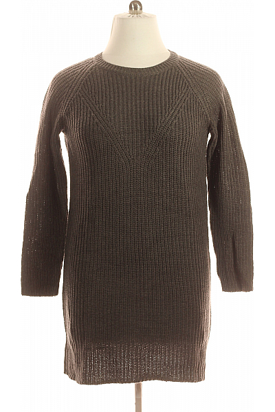 Šaty Pletené Šedé Vel. L  Šaty Pletené Šedé Vel. L