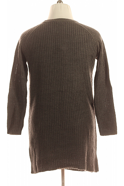  Šaty Pletené Šedé Vel. L