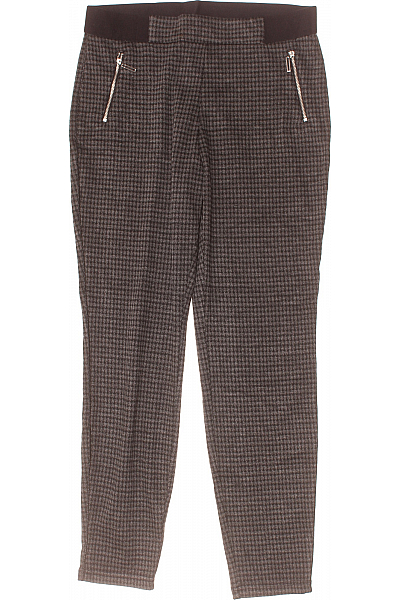 Canda Dámské Kalhoty Rovné Šedé