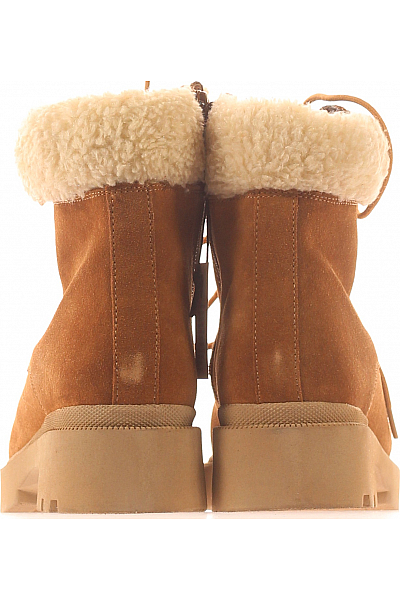 Dámské Workery Kožené Hnědé Vel. 37