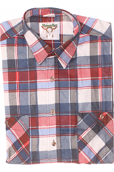 Vzorovaná Pánská Košile Barevná Vel. 41/42