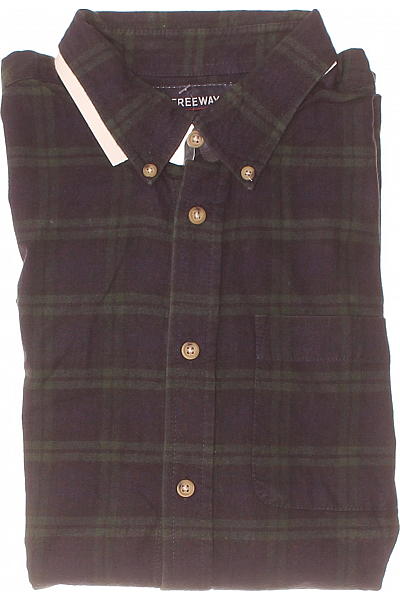 Vzorovaná Pánská Košile Barevná Second Hand Vel. S