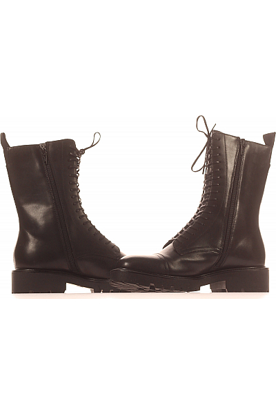 Dámské Boty Kožené Černé VAGABOND Vel. 38