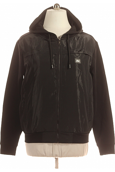 VERSACE Pánská Mikina Na Zip Černá Vel. XL