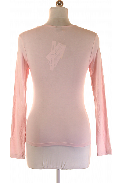 Gina Tricot Jednoduché Dámské Tričko Růžové Vel. S