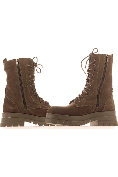 Dámské Workery Kožené Zelené Inuovo Outlet Vel.  40