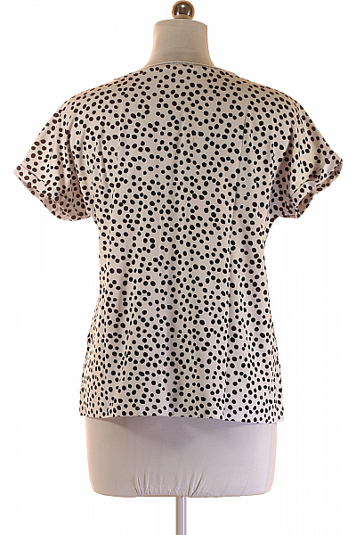 Dámské Tričko s Potiskem Viskózové Černobílé Street One