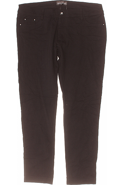 Dámské Kalhoty Rovné Černé Vel. 48 Dámské Kalhoty Rovné Černé Vel. 48