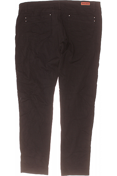 Dámské Kalhoty Rovné Černé Vel. 48