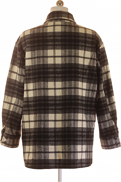 Kostkovaná Dámská Košile Černobílá Vel.  M