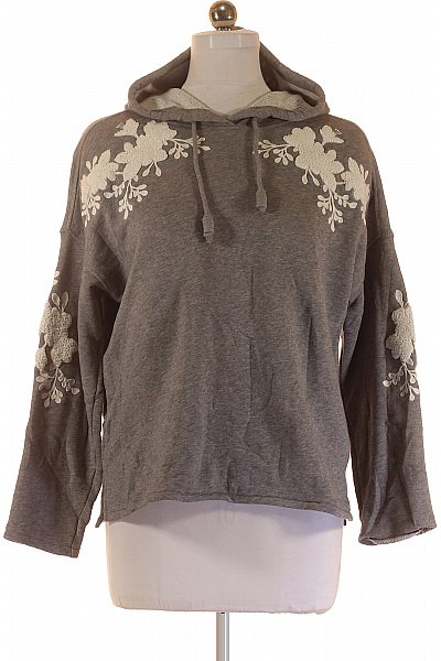 Dámská Mikina Bez Zapínání Šedá Vel.  M Dámská Mikina Bez Zapínání Šedá Vel.  M