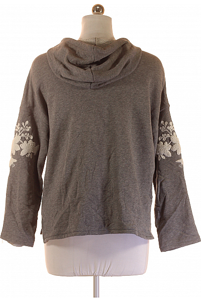 Dámská Mikina Bez Zapínání Šedá Vel.  M