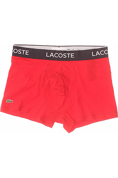 Pánské Prádlo Červené LACOSTE Vel. M