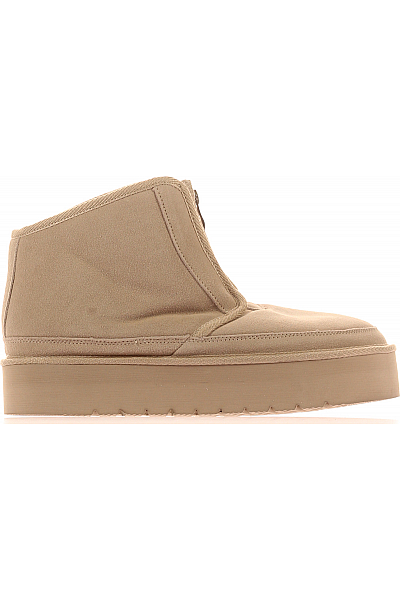 Pánské Boty Kožené Béžové Vel. 43