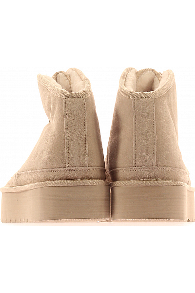 Pánské Boty Kožené Béžové Vel. 43