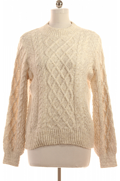 Dámský Pulovr Béžový Vel. M