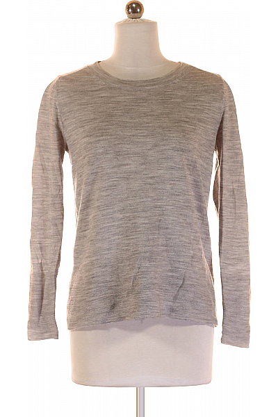 Esprit  Halenka Pletená Vlněná Šedá Vel. S