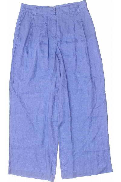 Christian Berg Dámské Kalhoty Rovné Lněné Fialové Vel. 40 Christian Berg Dámské Kalhoty Rovné Lněné Fialové Vel. 40