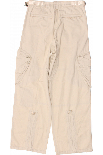 Pánské Kalhoty Kapsáče Béžové REVIEW Outlet Vel. S