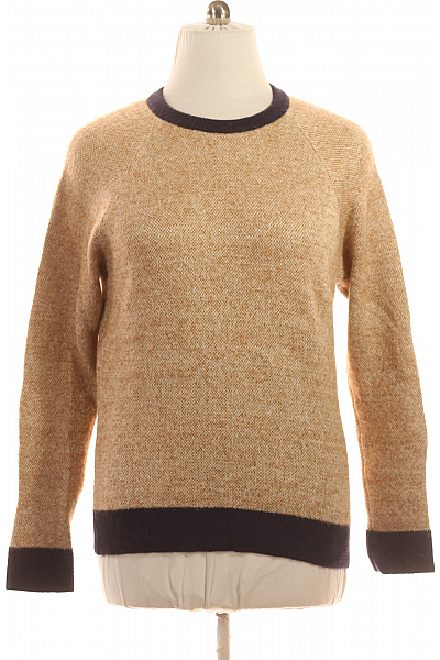 Pánský Pulovr Vlněný Béžový Vel. L