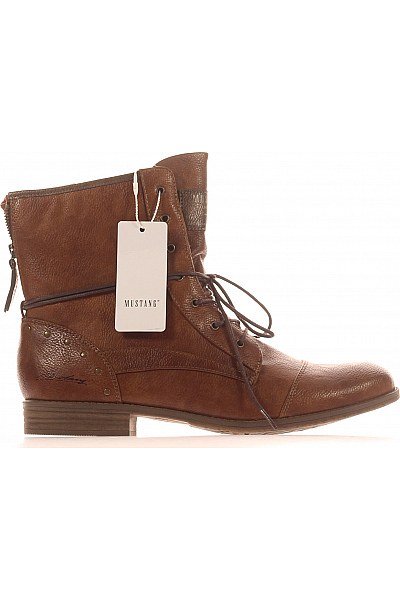 MUSTANG Pánské Boty Hnědé Outlet Vel. 45