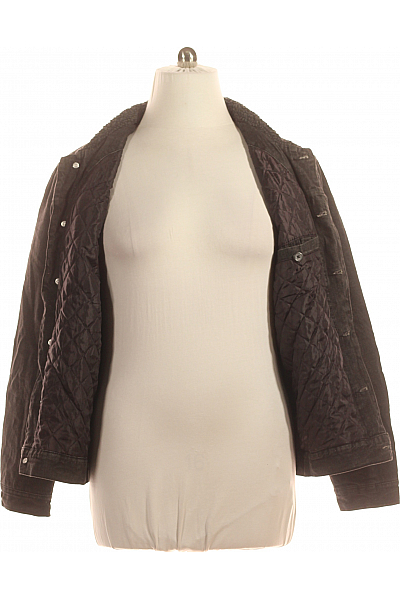 Straight Up Džínová Pánská Bunda Černá Vel. L