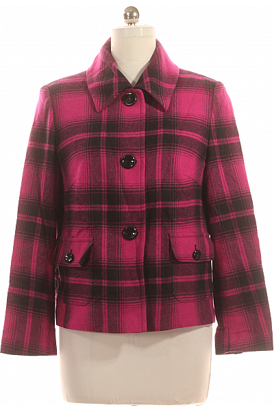 GERRY WEBER Dámský Kabát Vlněný Barevný Vel. 42