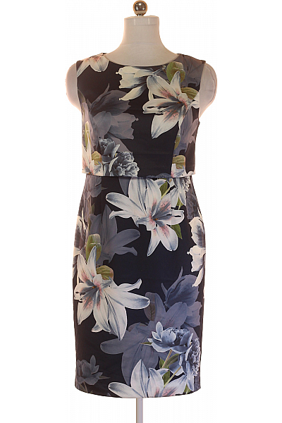 Šaty S Květinovým Potiskem Barevné Christian Berg Vel. 40  Šaty S Květinovým Potiskem Barevné Christian Berg Vel. 40
