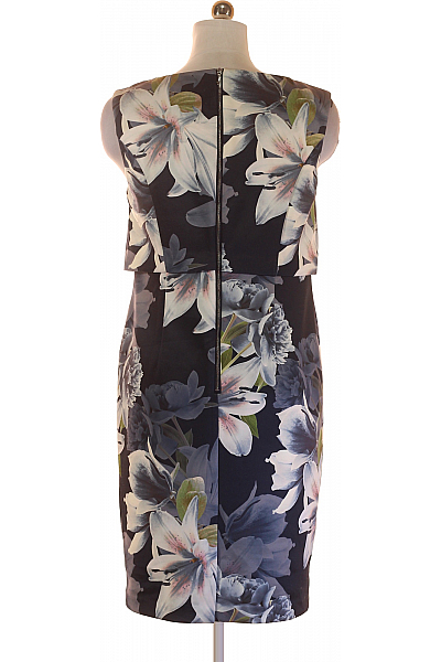  Šaty s Květinovým Potiskem Barevné Christian Berg Vel. 40