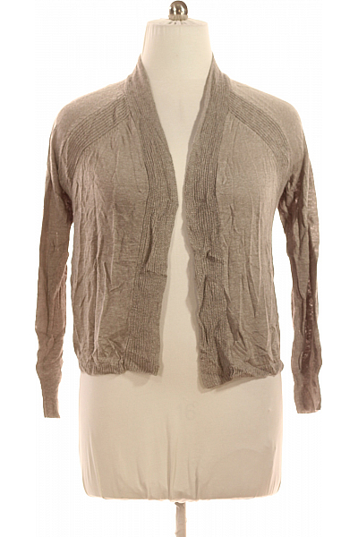 Dámský Svetr Lněný Šedý BIANCO Vel. 44