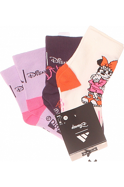 Ponožky Barevné DISNEY Vel. 22-24  Ponožky Barevné DISNEY Vel. 22-24