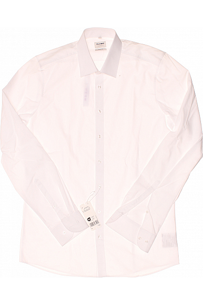 Pánská Košile Bílá OLYMP Vel. 41