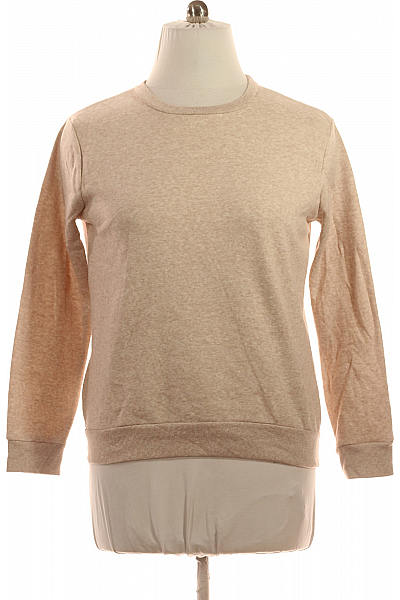 Dámská Mikina Bez Zapínání Béžová Vel. L