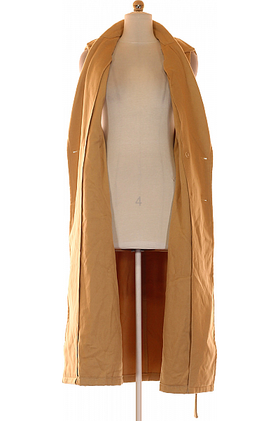 Dlouhá Dámská Vesta Hnědá Shein Vel. M