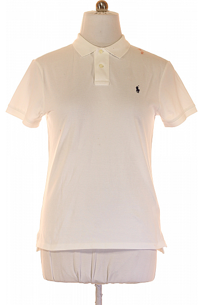 POLO CLUB Royal Berkshire Pánské Tričko s Límečkem Bílé Vel. L