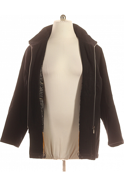 Pánský Kabát Vlněný Černý Bugatti Vel. 25