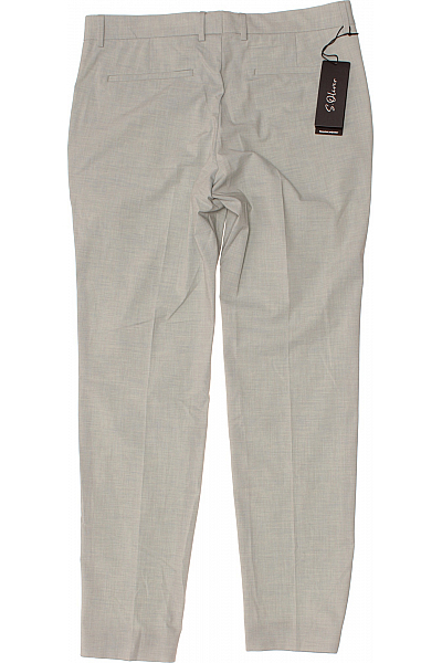 Společenské Pánské Kalhoty Zelené S.OLIVER Vel. 50