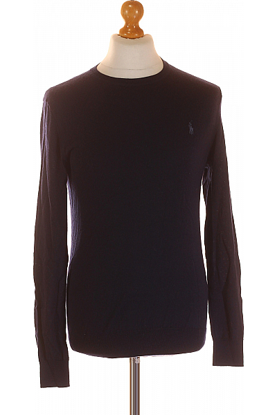 Pánský Svetr Vlněný Modrý POLO CLUB Royal Berkshire Vel. S