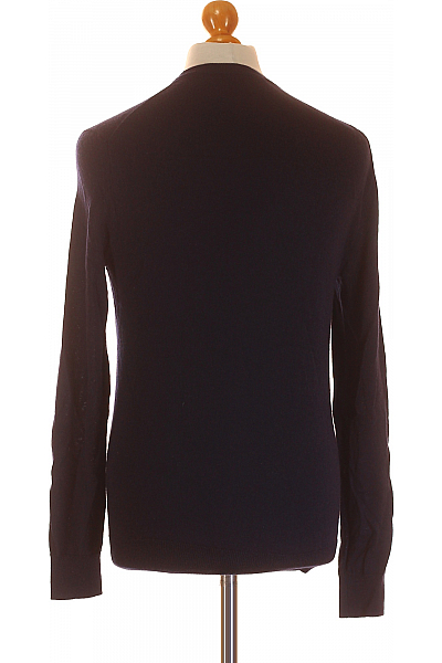 Pánský Svetr Vlněný Modrý POLO CLUB Royal Berkshire Vel. S