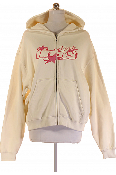 Dámská Mikina Rozepínací Béžová Lowlights Vel. M Dámská Mikina Rozepínací Béžová Lowlights Vel. M