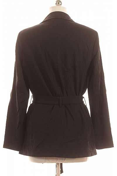 Dámský Kabát Černý Second hand Vel. 44