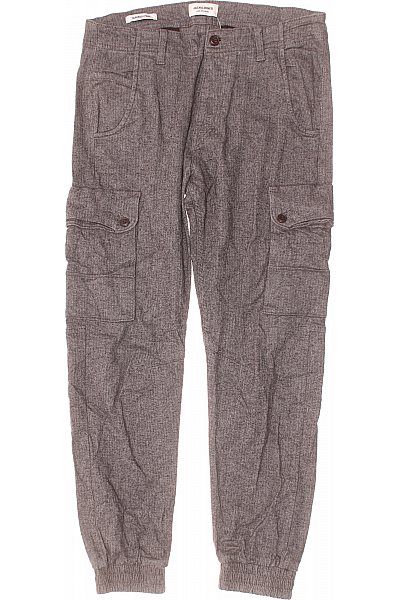 Pánské Kalhoty Šedé JACK & JONES Vel. 32 Pánské Kalhoty Šedé JACK & JONES Vel. 32