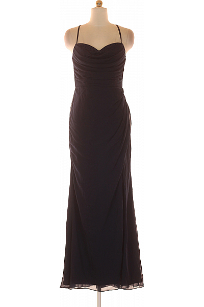 Večerní  Šaty Modré Laona Second Hand Vel.  36