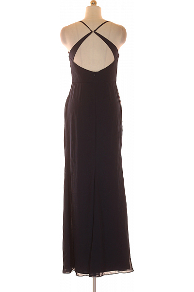 Večerní  Šaty Modré Laona Second hand Vel.  36