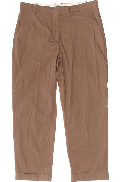 Dámské Kalhoty Khaki TOMMY HILFIGER Second Hand Vel. 38 Dámské Kalhoty Khaki TOMMY HILFIGER Second Hand Vel. 38