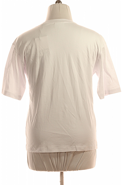 Jake*s Jednoduché Pánské Tričko Bílé Vel. M